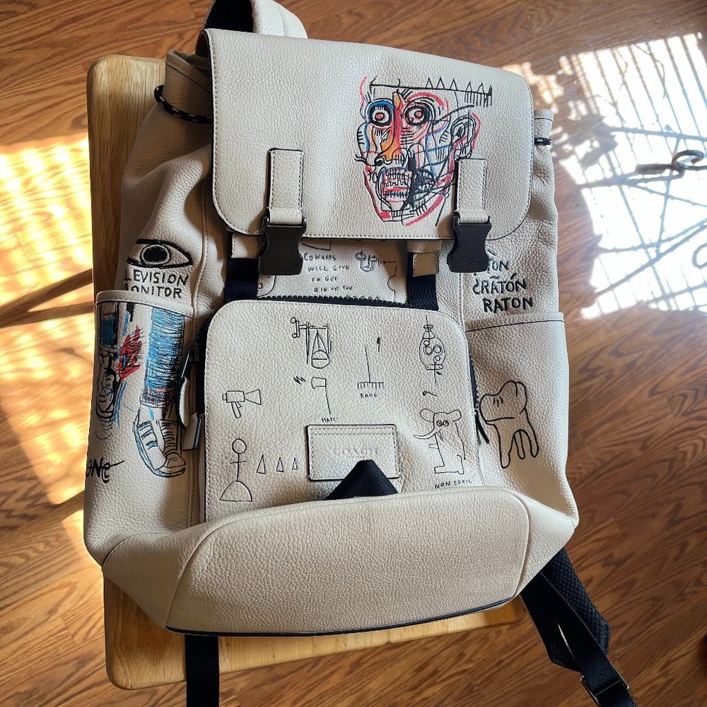 Coach Leather Basquiat Backpack